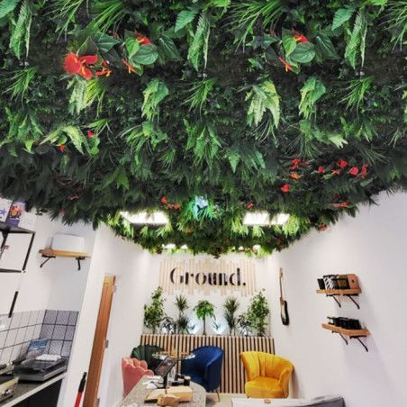 TROPICAL Mur Végétal Synthétique 1m2