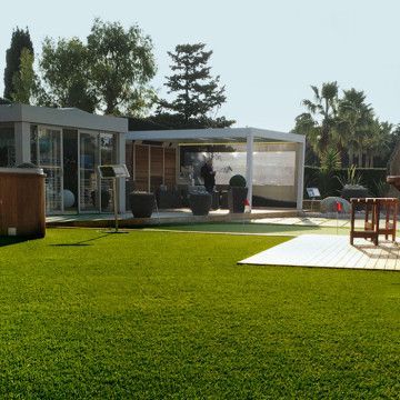 pelouse synthétique pour jardins terrasses bords de piscine NOVA 35mm