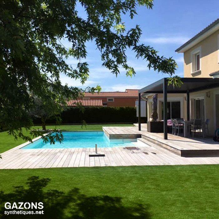 Gazon wonderful 42mm pour jardin, bords de piscines..
