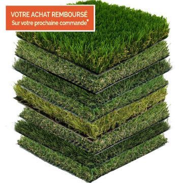 pack échantillons gazon artificiel pour jardins pisicne + 1 guide pratique offert