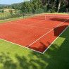 kit tennis gazon synthétique ocre et vert