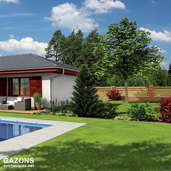 Gazon Synthétique 47mm Fantastic  jardin pas cher espace vert