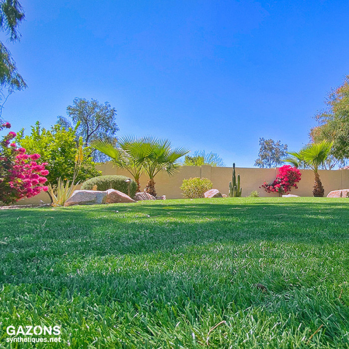 Gazon artificiel full 46mm pour jardins terrasses piscines