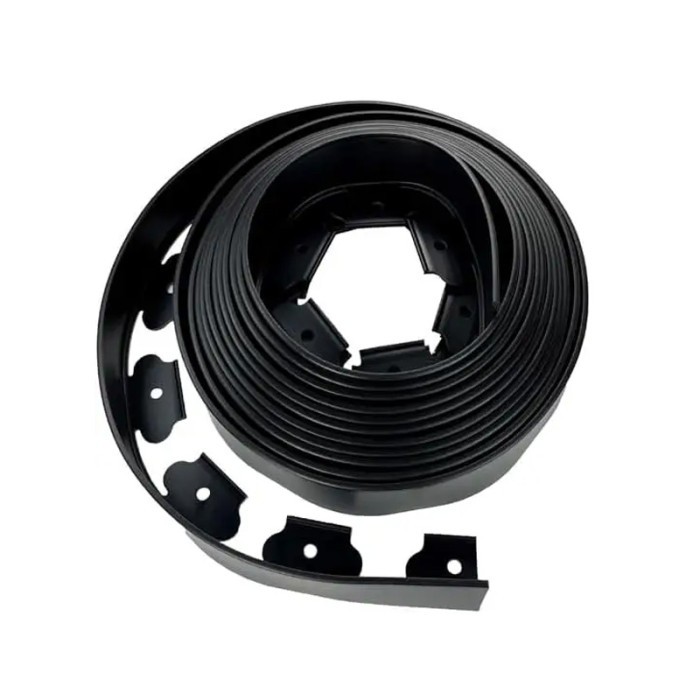 rouleau bordure pvc noir 10m