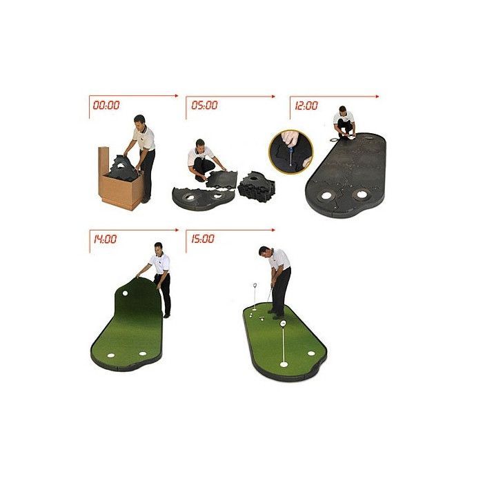 kit de golf en gazon synthétique