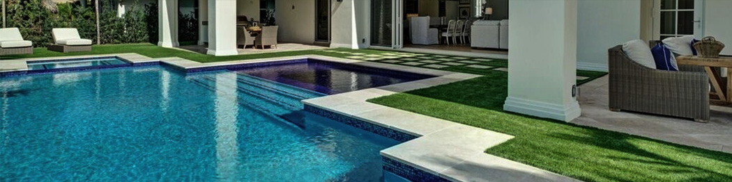 pelouse synthétique pour aménagement autour de piscines