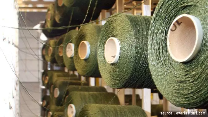 fabrication des fibres de pelouse synthétique 100% européennes