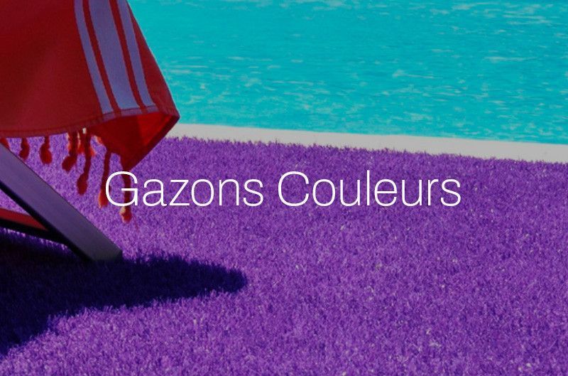 Gazons de couleur pour intérieurs et extérieur